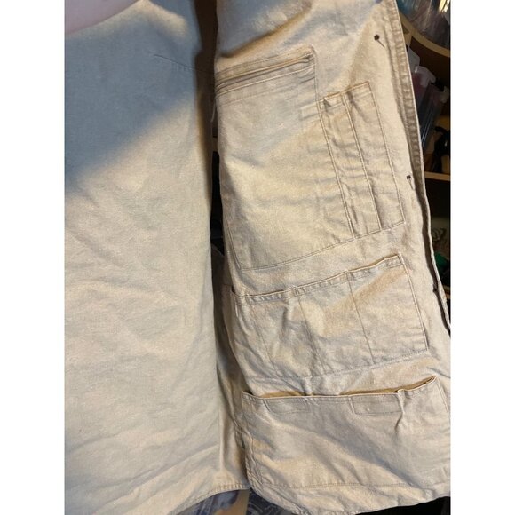 Vintage Trail Designs Tan Fishing Vest with  Lots of Pockets Sz L - Picture 8 of 10